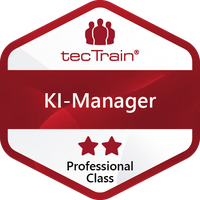 Abzeichen tecTrain KI-Manager, Professional Class