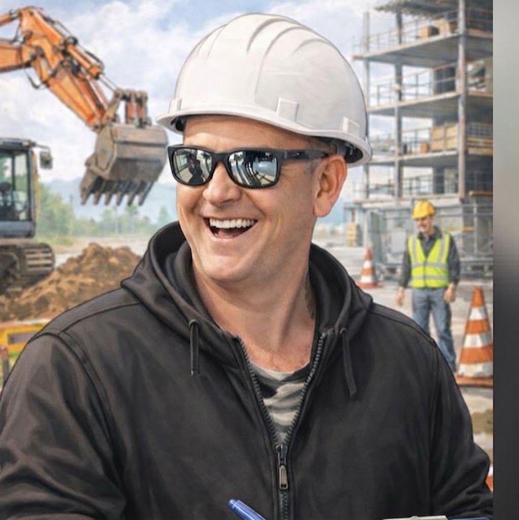 Martin Kirschner auf einer Baustelle